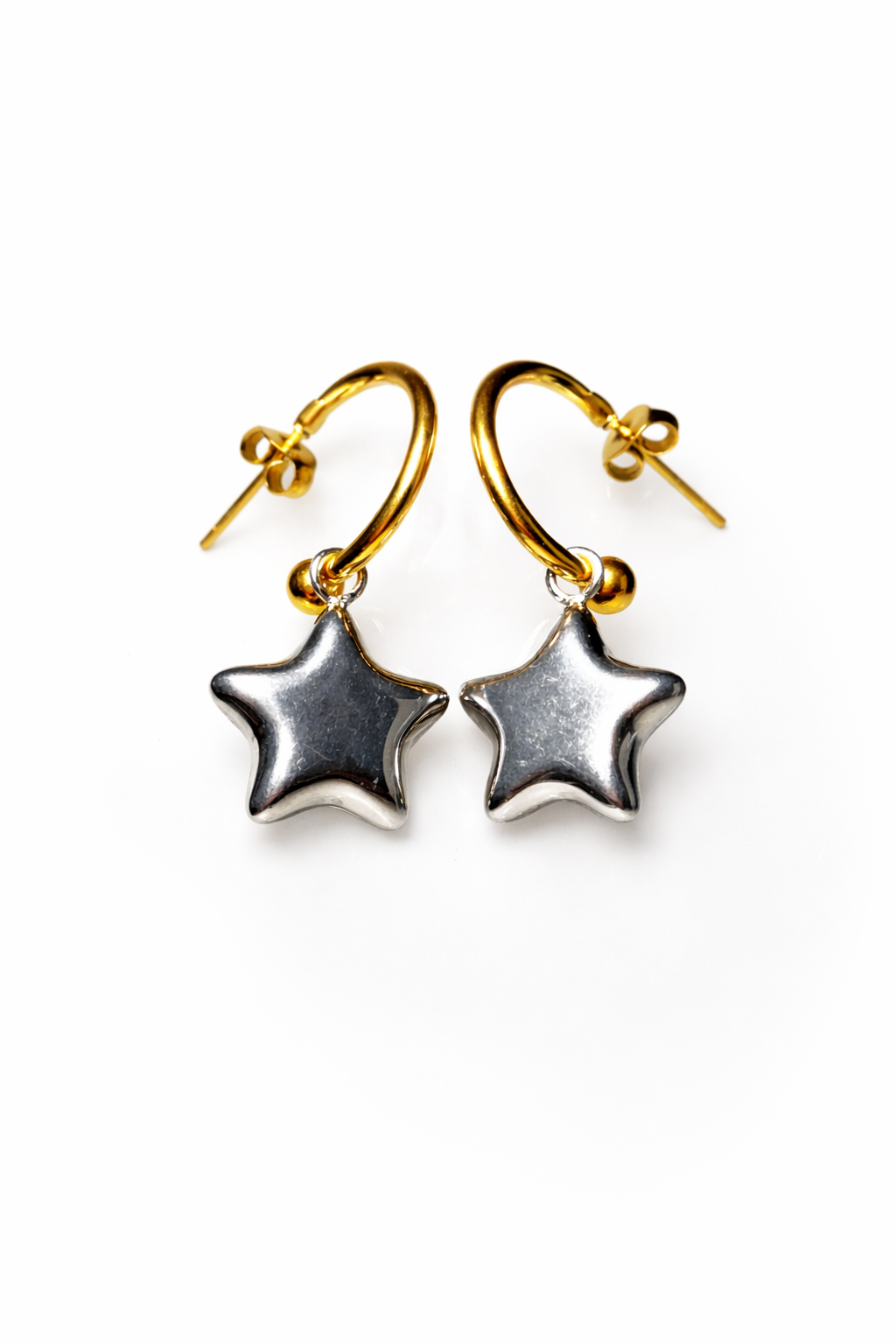 Shine Two Tone Earrings
