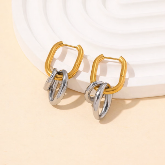 Two Tone Earrings